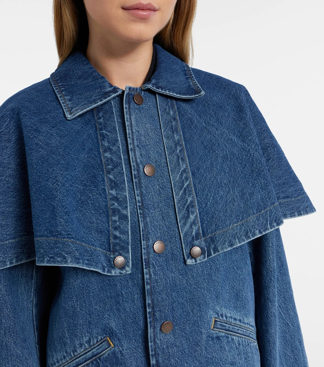 Frame - Cape denim jacket