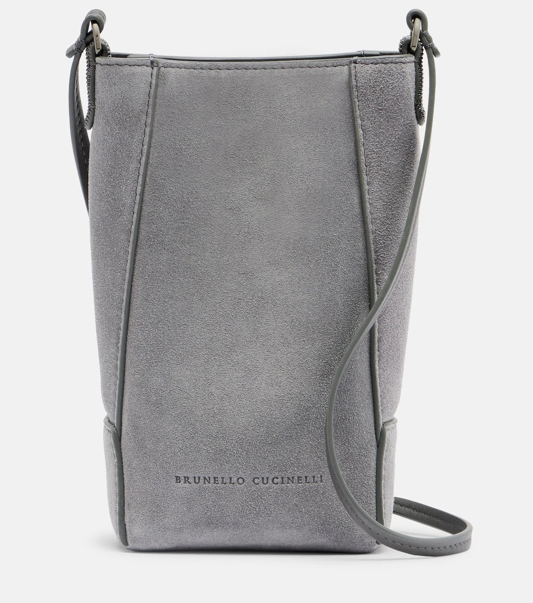 Brunello Cucinelli - Monili suede crossbody bag