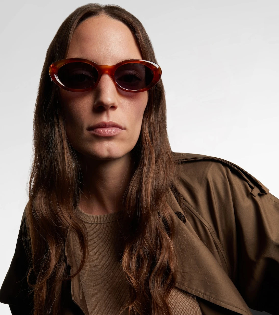 Fendi - FF Diamonds oval sunglasses