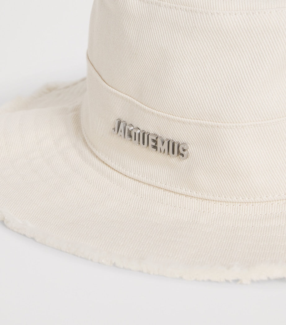 Cotton Artichaut Bucket Hat 110 OFF-WHITE
