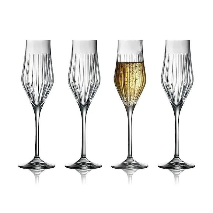 Lyngby Glas Kristal Cam Şampanya Kadehi Seti 230 ml
