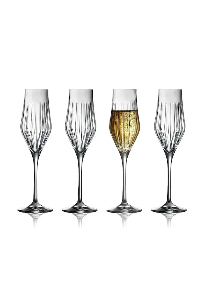 Lyngby Glas Kristal Cam Şampanya Kadehi Seti 230 ml