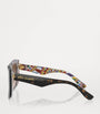 Dolce & Gabbana Brown Acetate Square Sunglasses