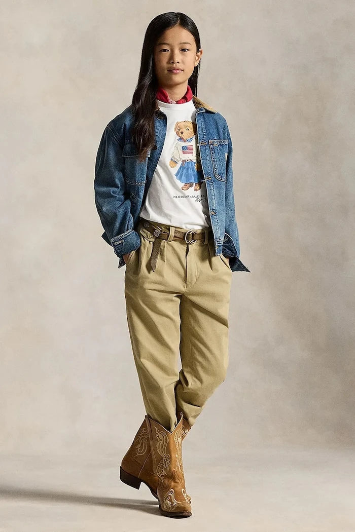 Детска памучна тениска Polo Ralph Lauren