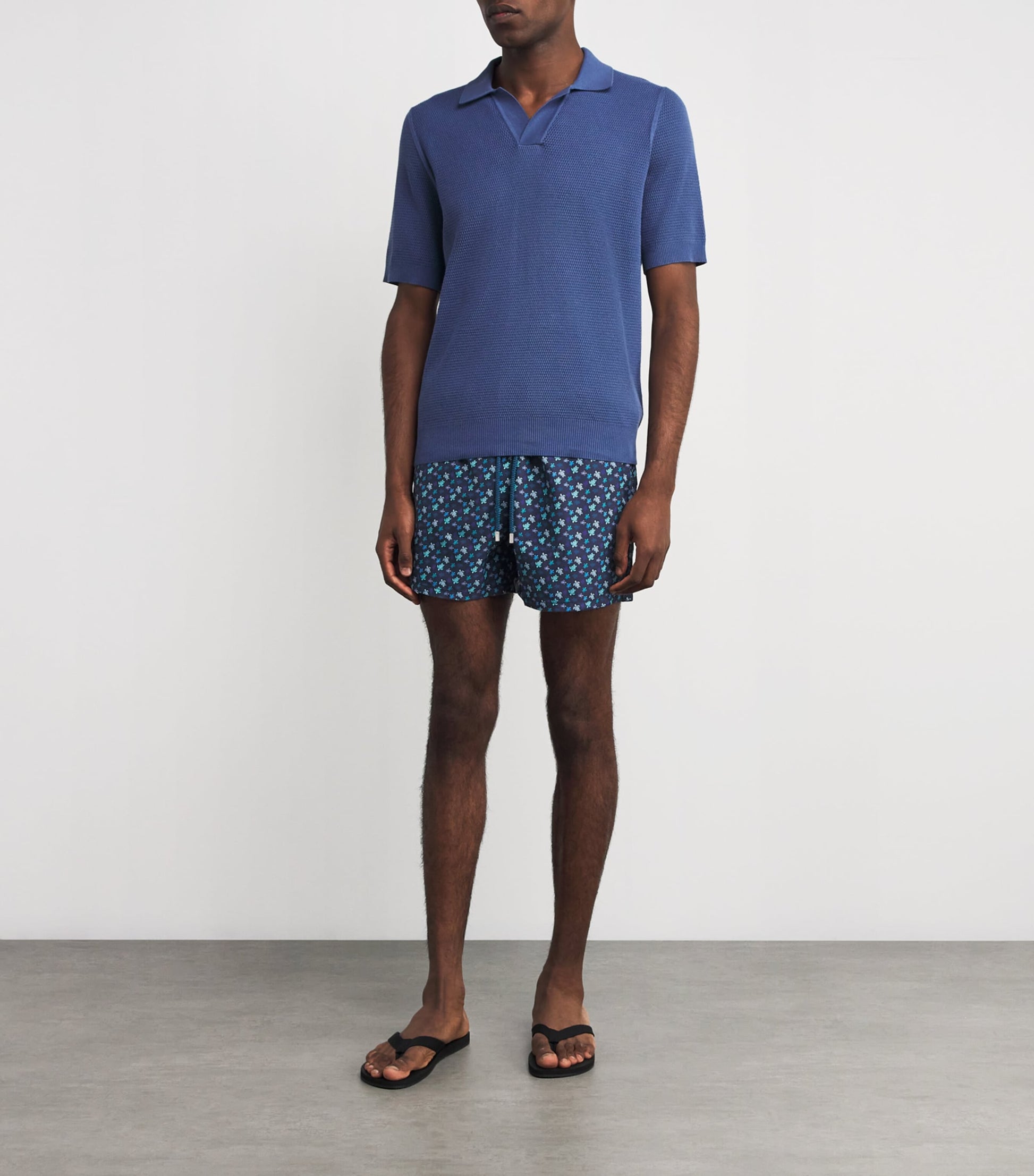 Micro Turtle Print Moorea Swim Shorts