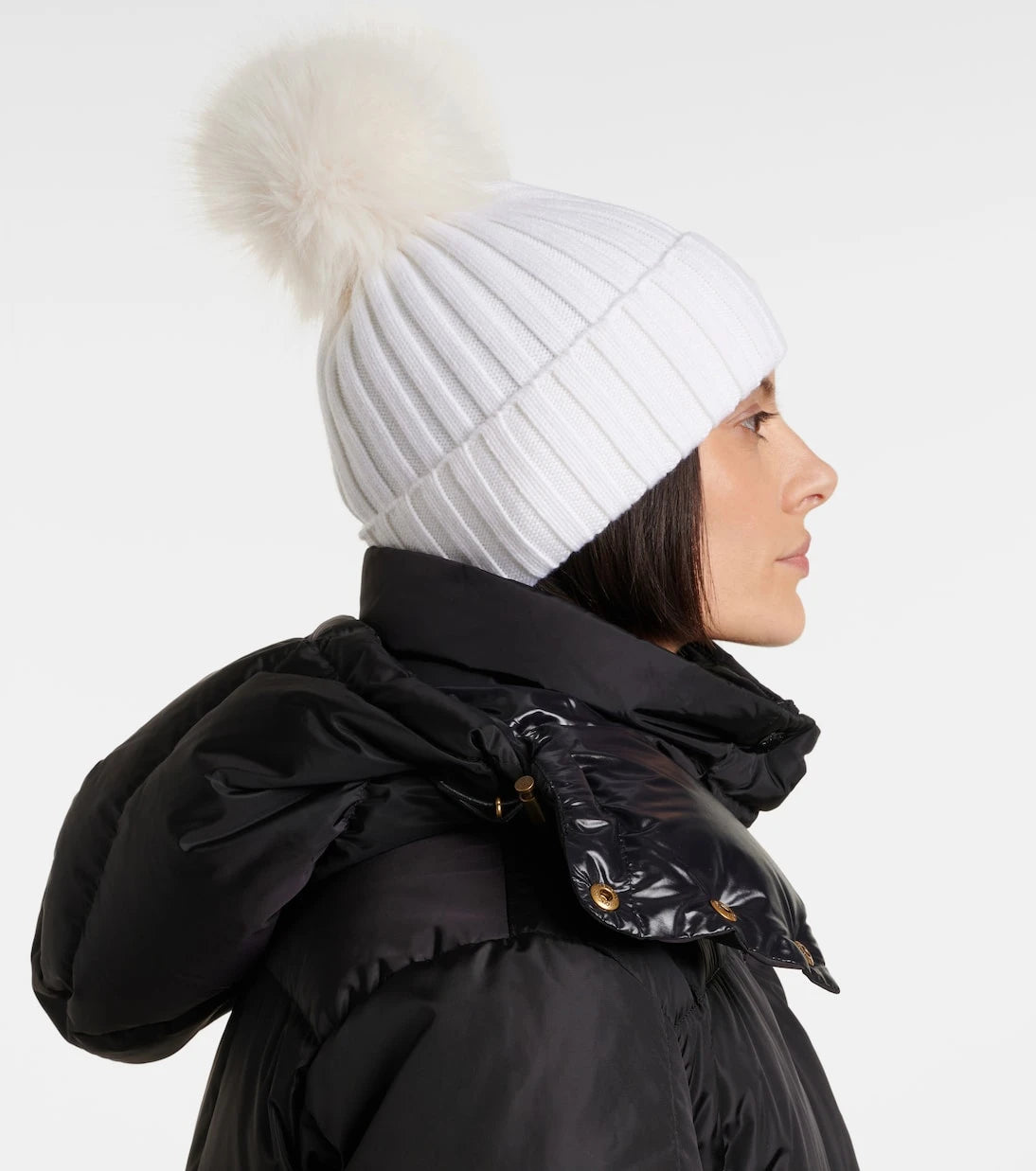 Moncler - Ribbed-knit virgin wool beanie