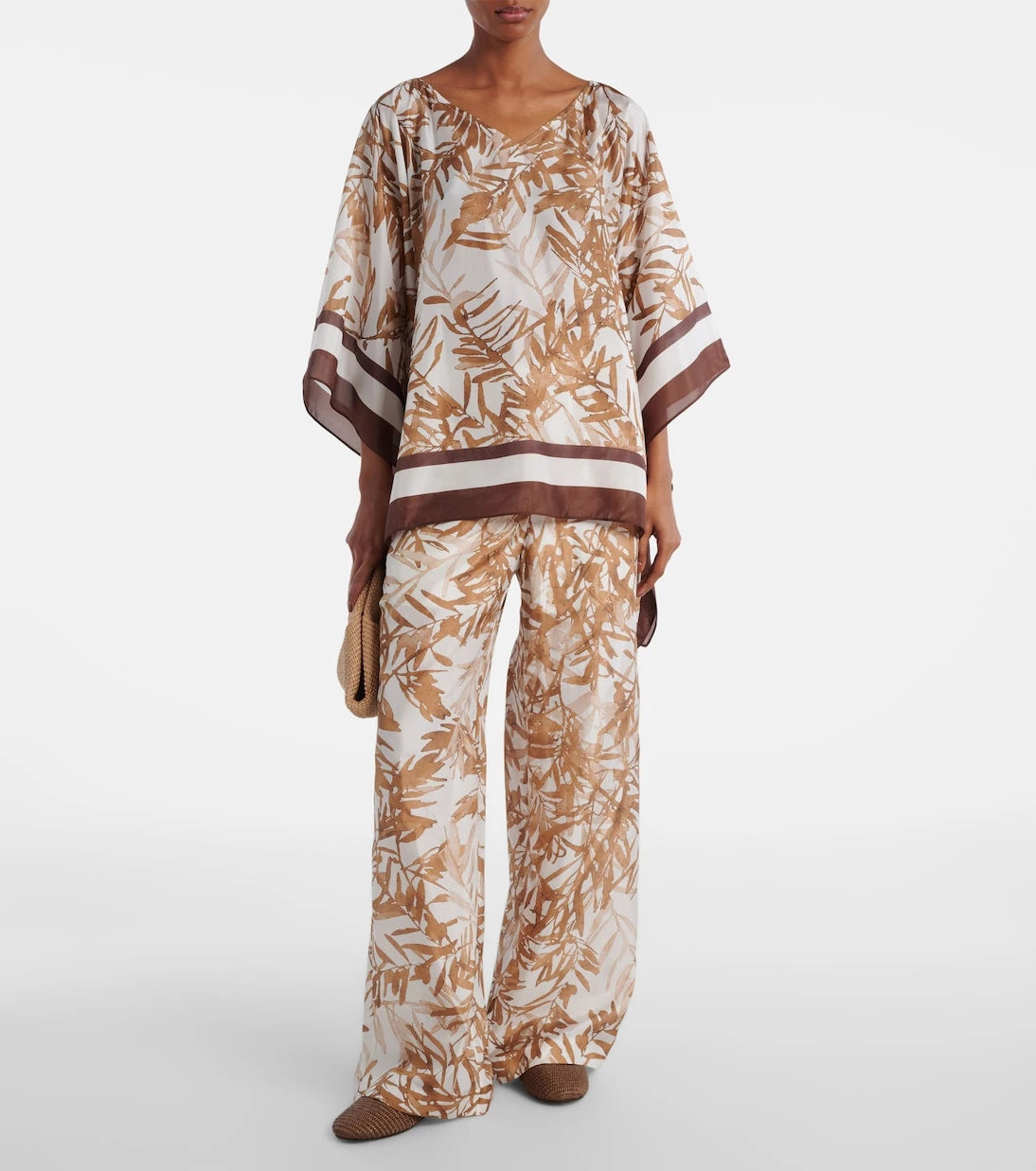 Brunello Cucinelli - Printed silk top