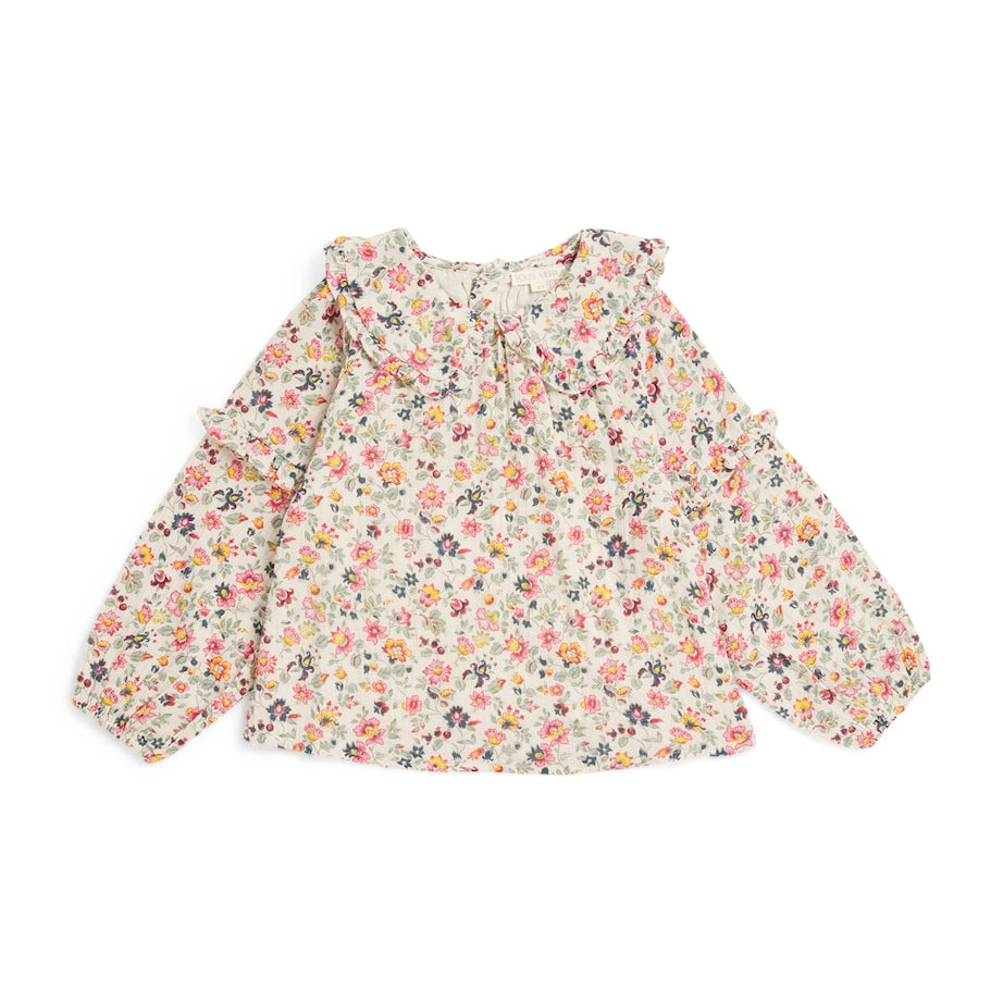 Louise Misha Cotton Floral Cleo Blouse (4-12 Years)