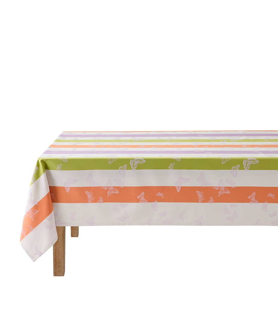 Le Jacquard Français Coated Bal des Papillons Tablecloth (175cm x 250cm)