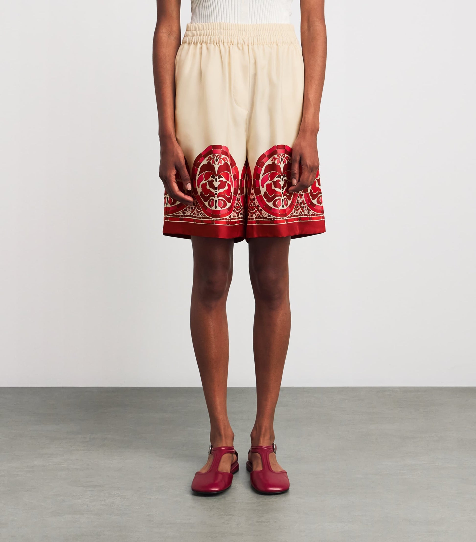 La Doublej Multi Silk Palazzo Shorts