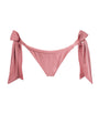 Faithfull the Brand Pink Side-Tie Sol Bikini Bottoms