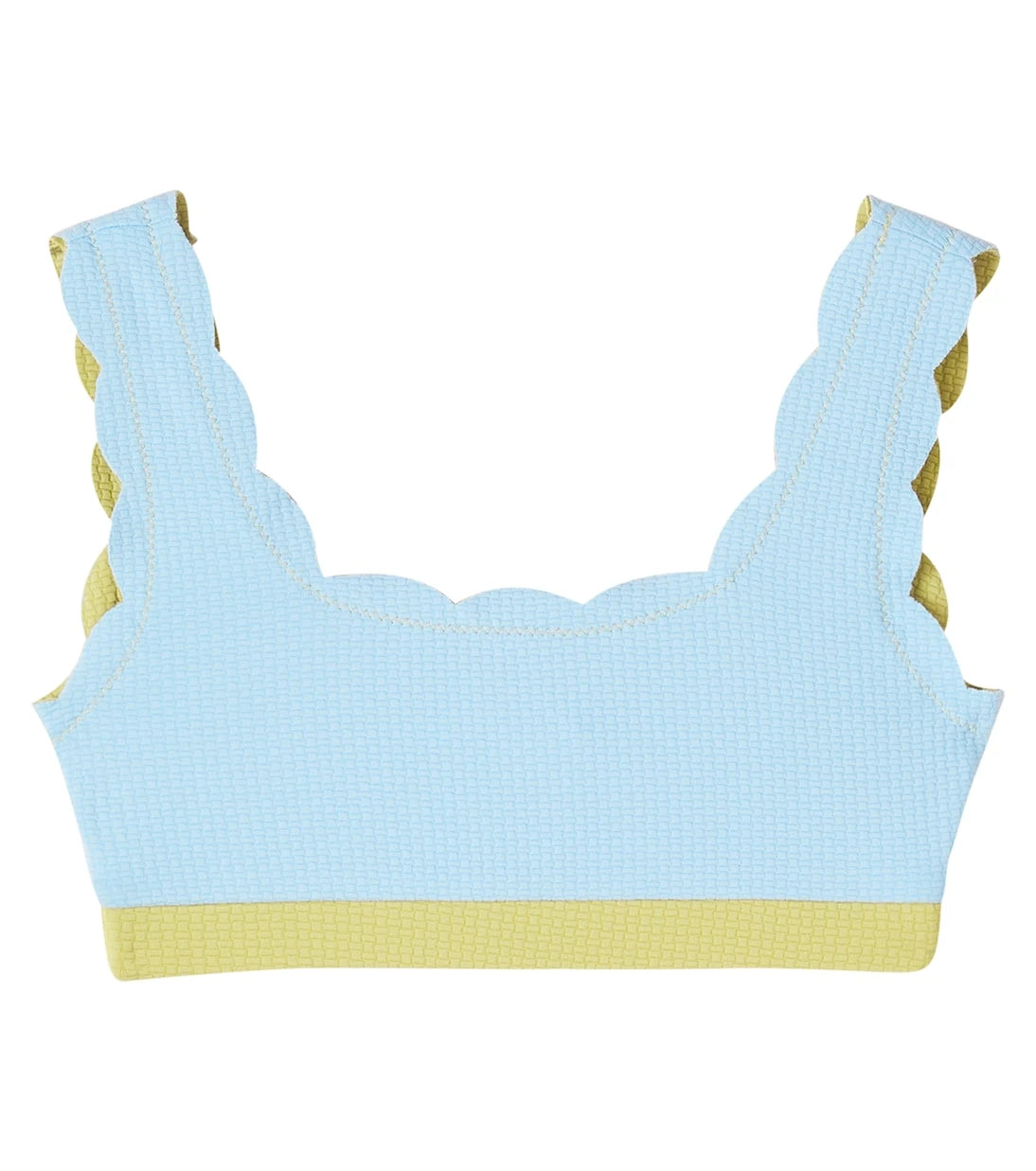Marysia Bumby - Palm Springs reversible scalloped bikini top