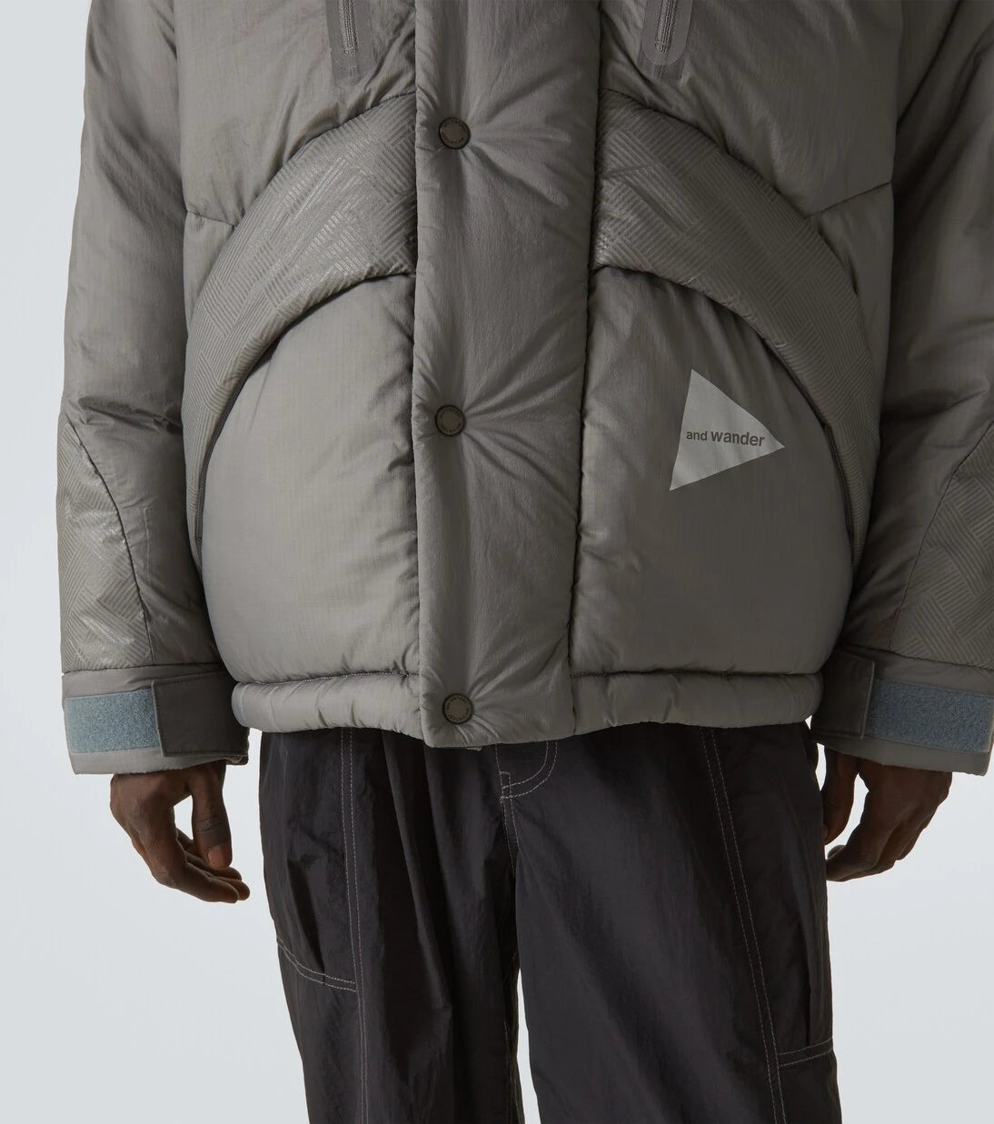 And Wander - Logo puffer jacket
