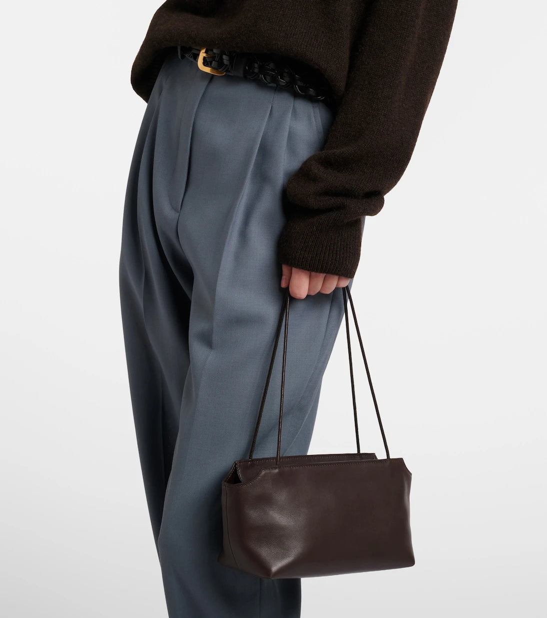 The Row - Terrasse To-Go leather shoulder bag