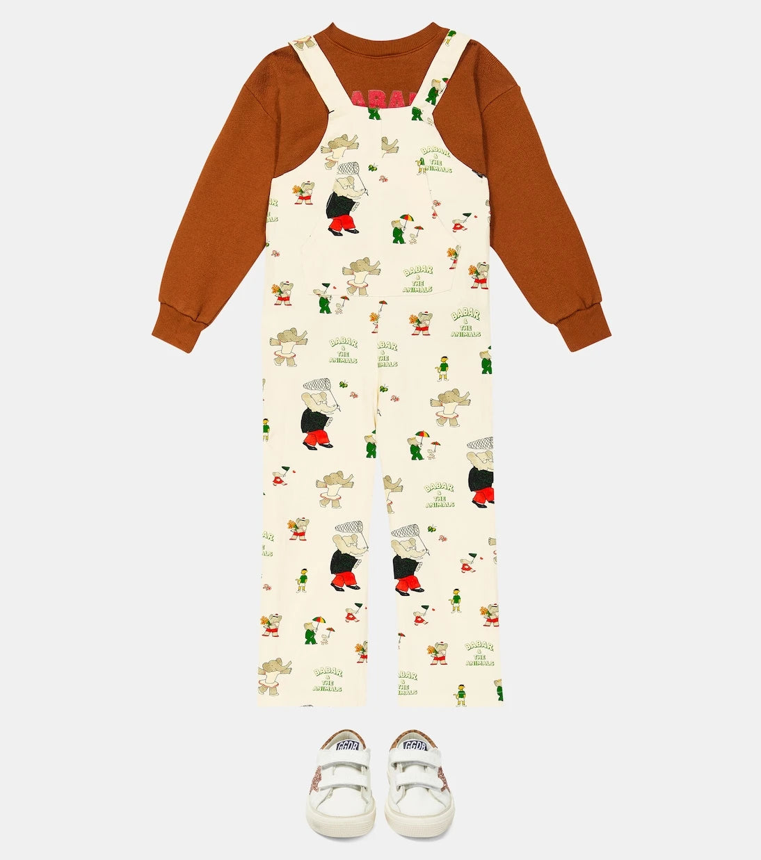 The Animals Observatory - x Babar cotton jersey sweatshirt