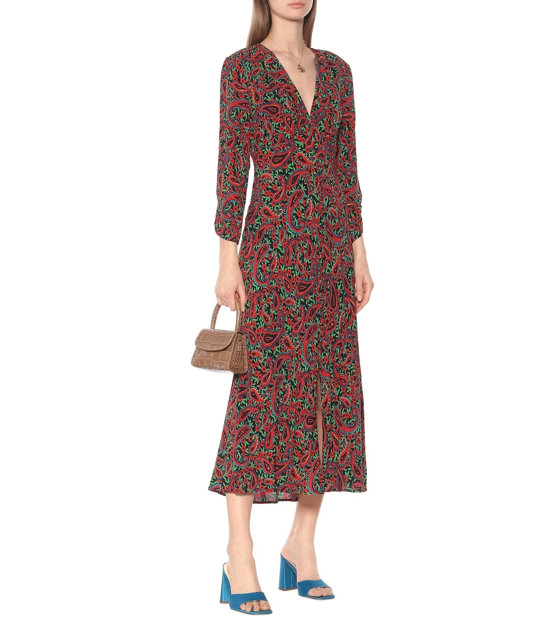 Rixo - Katie printed crêpe midi dress