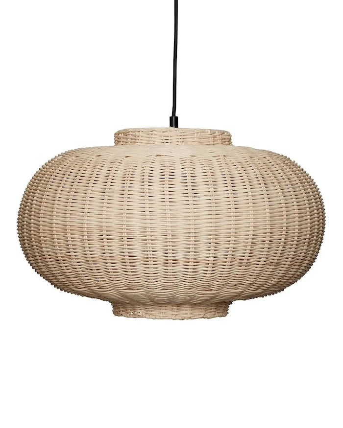 Hübsch Rattan Duvar Lambası 45 x 27 cm