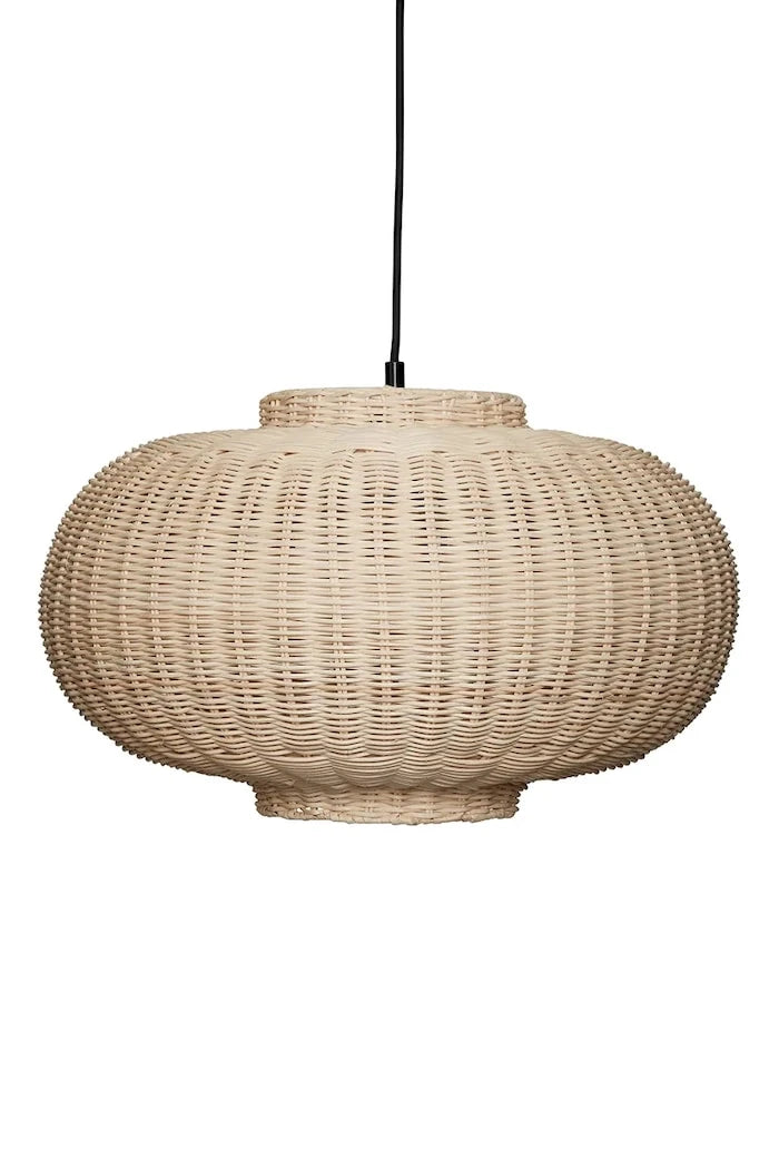 Hübsch Rattan Duvar Lambası 45 x 27 cm