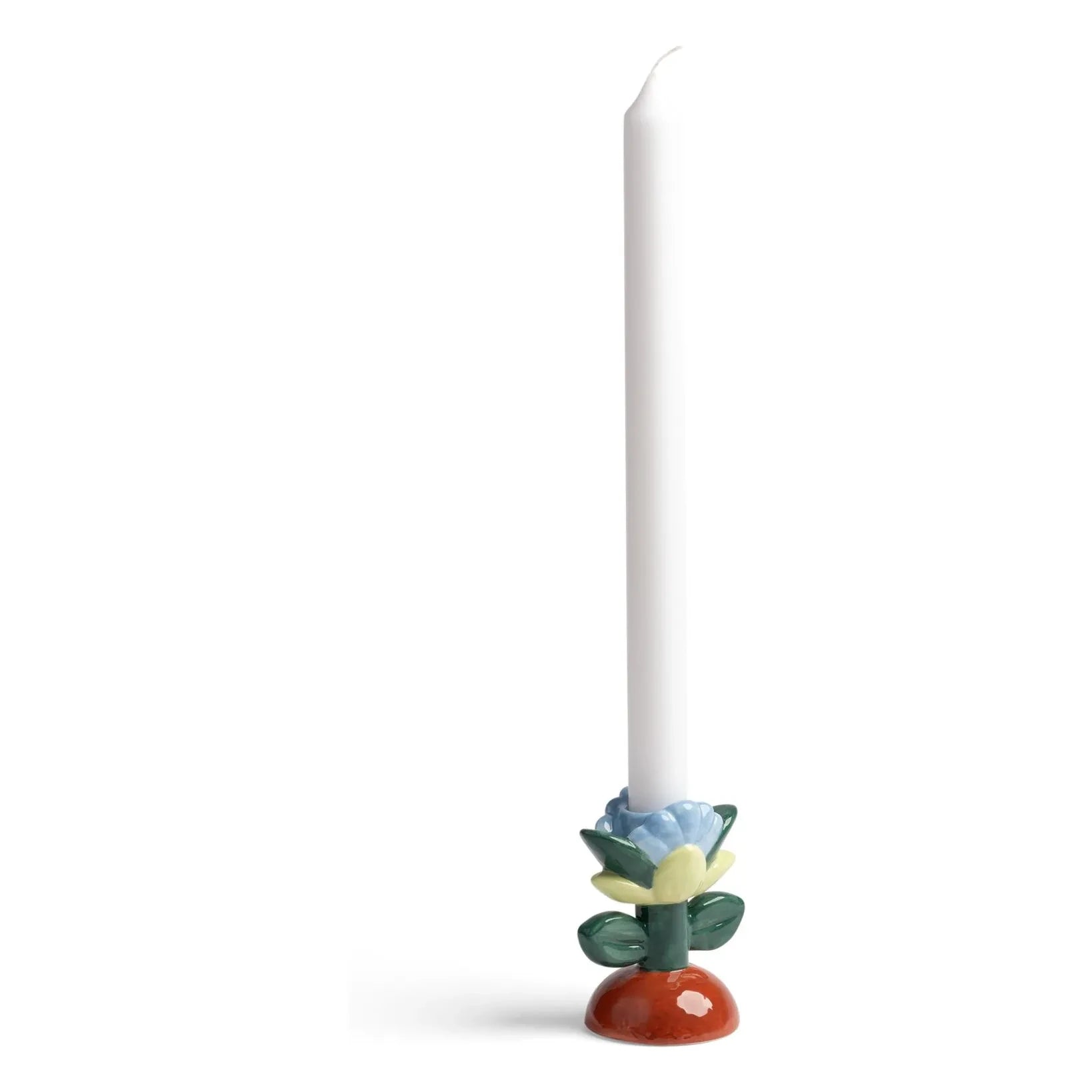 &Klevering - Blume flower candleholder | Green