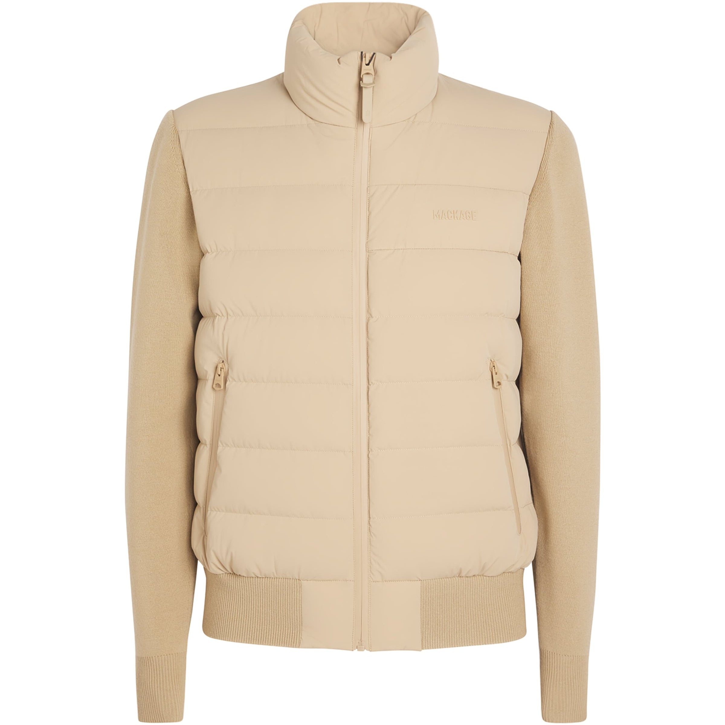 Beige Haney-City Hybrid Down Jacket