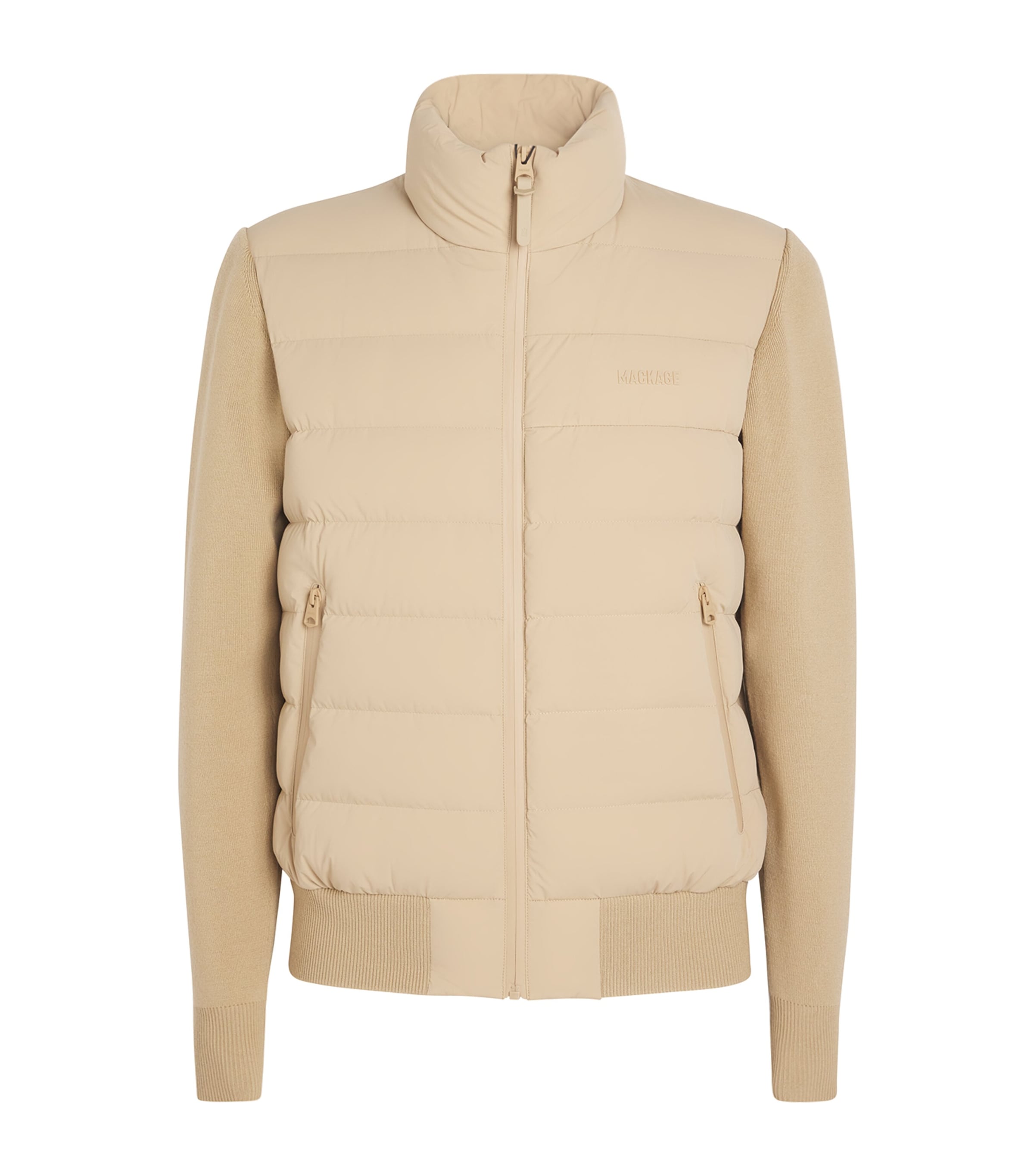 Beige Haney-City Hybrid Down Jacket