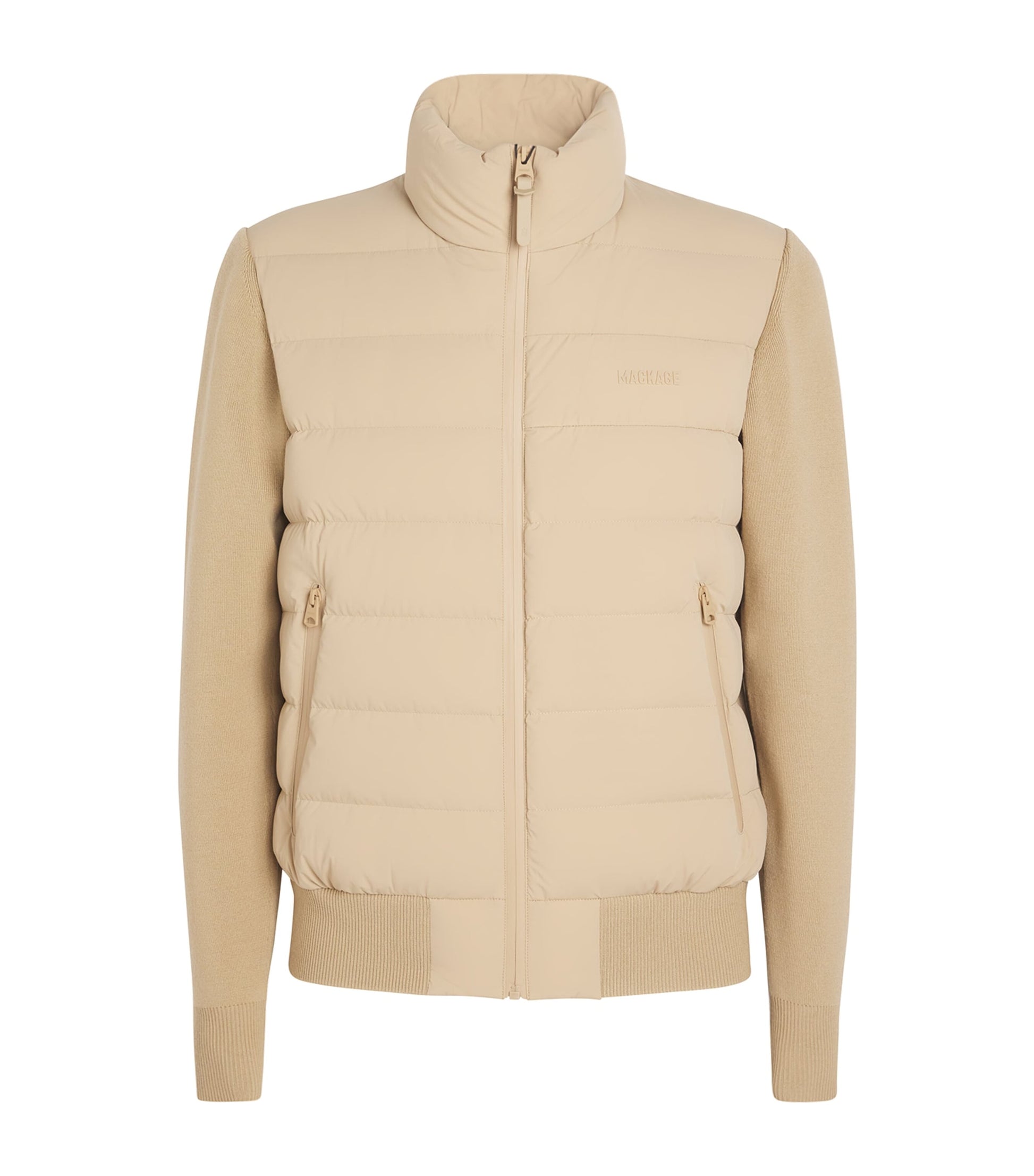 Beige Haney-City Hybrid Down Jacket