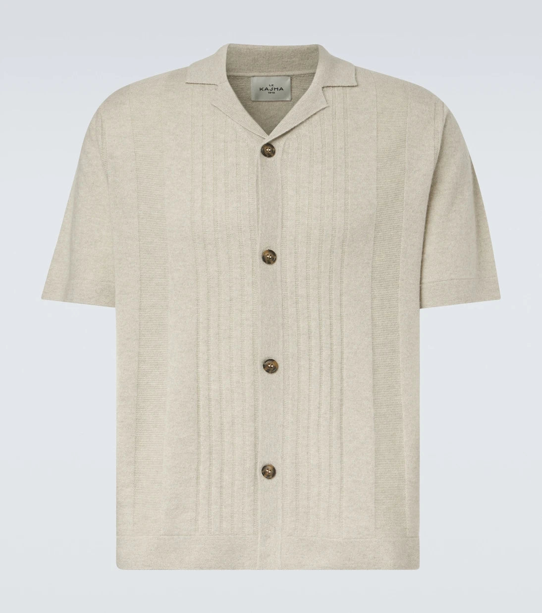 Le Kasha - Gerone knitted cashmere polo shirt