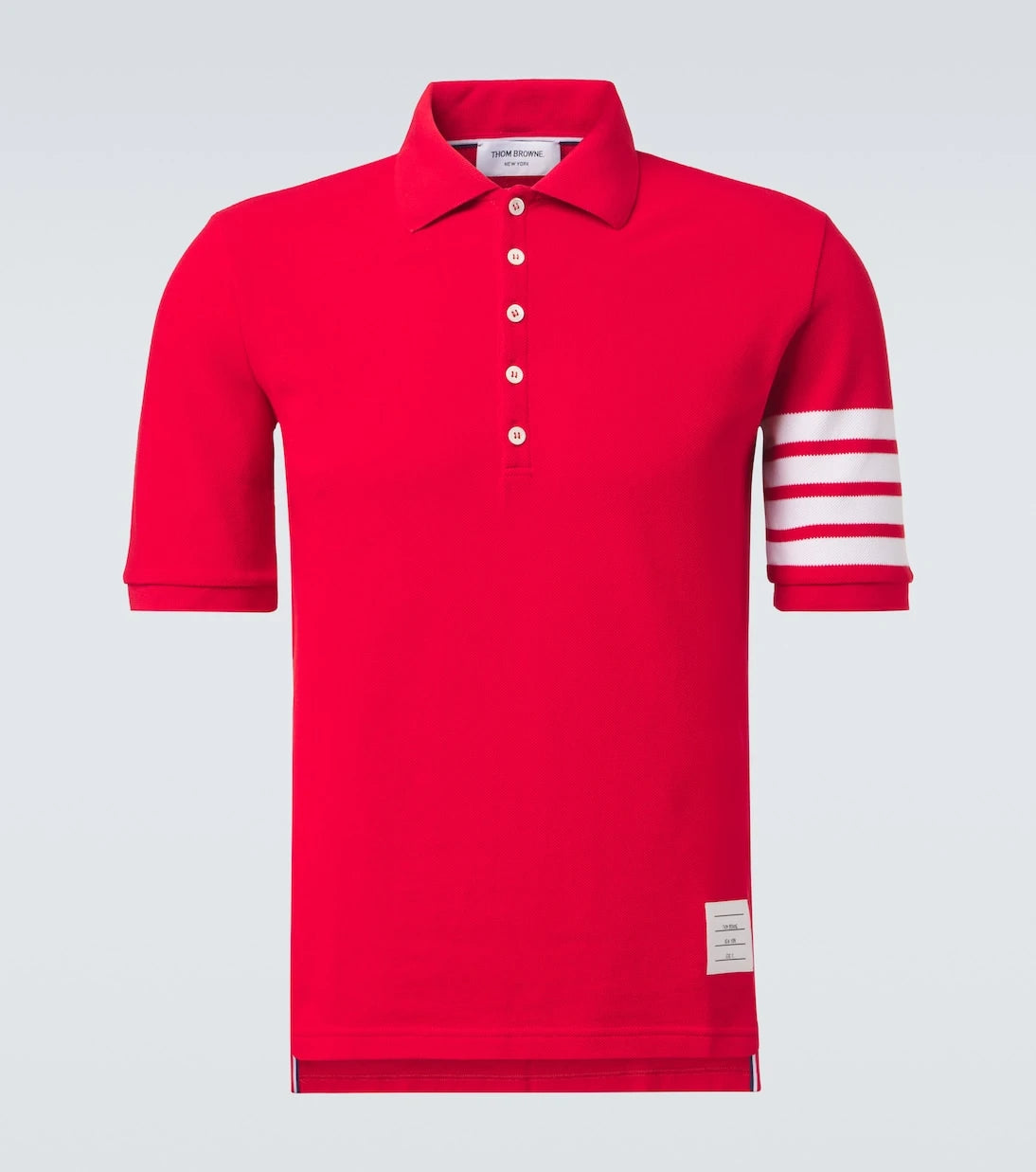 Thom Browne - 4-Bar cotton polo shirt