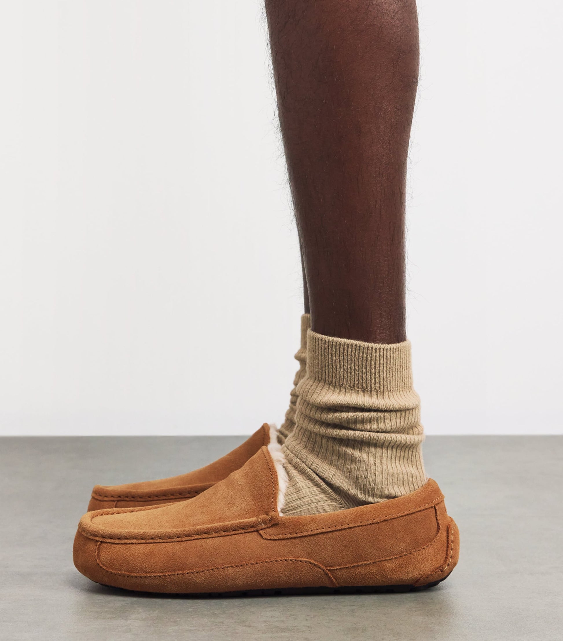 Suede Ascot Slippers