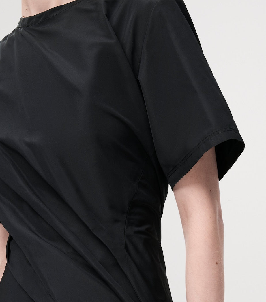 Twisted Mini Dress BLACK