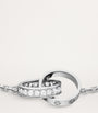 Cartier White Gold and Diamond LOVE Chain Bracelet
