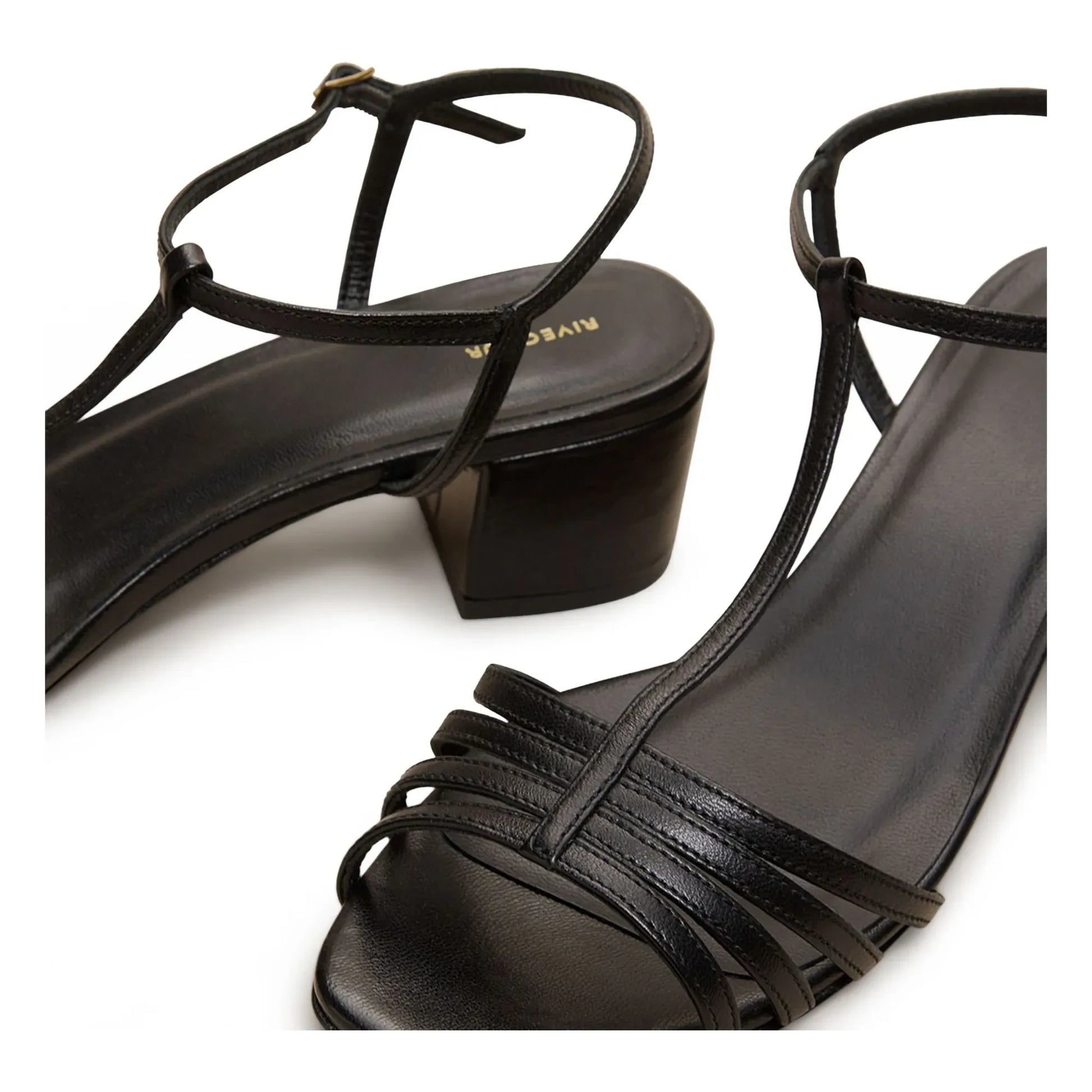 Rivecour - Sandals n°441 Nappa leather | Black