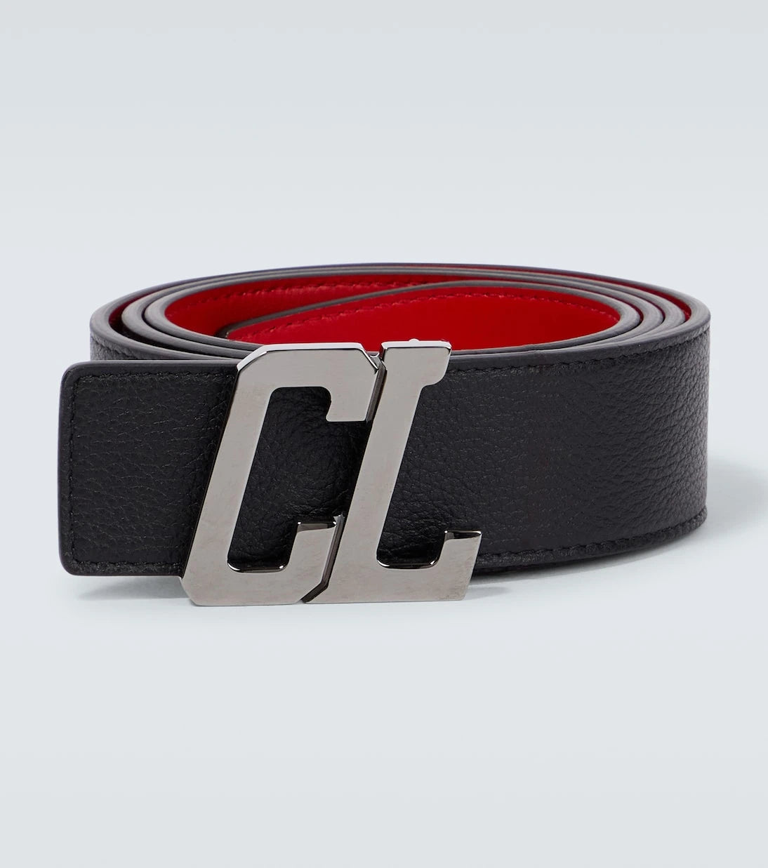 Christian Louboutin - CL logo reversible leather belt