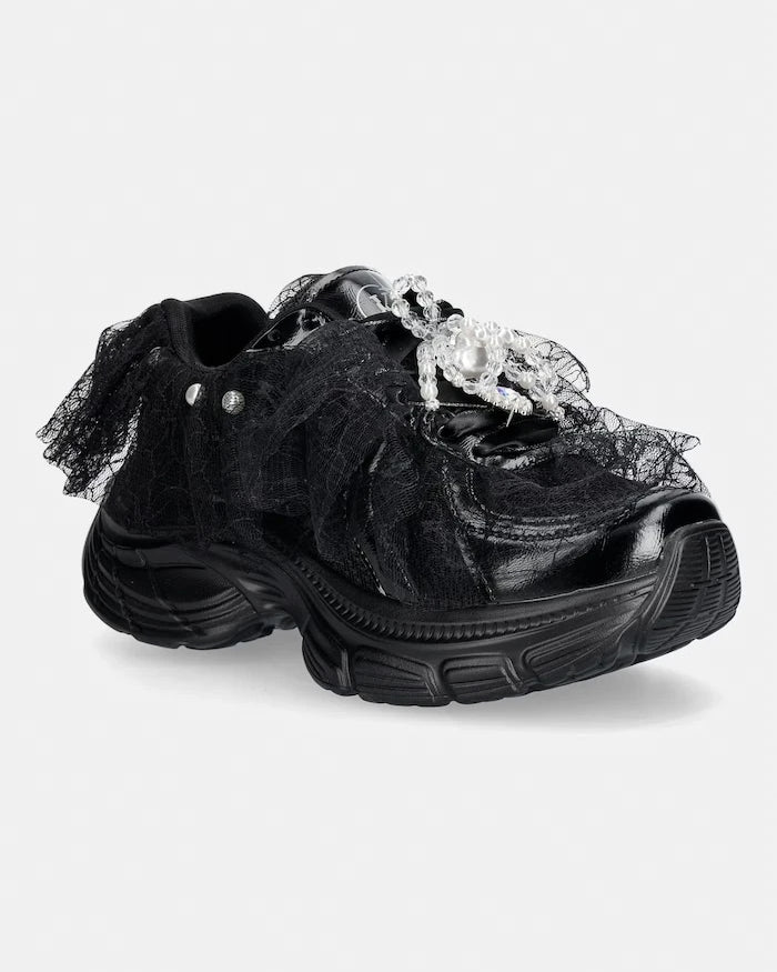 Koi Footwear Kelpie Whimsical Terrain Trainers siyah kadın spor ayakkabı