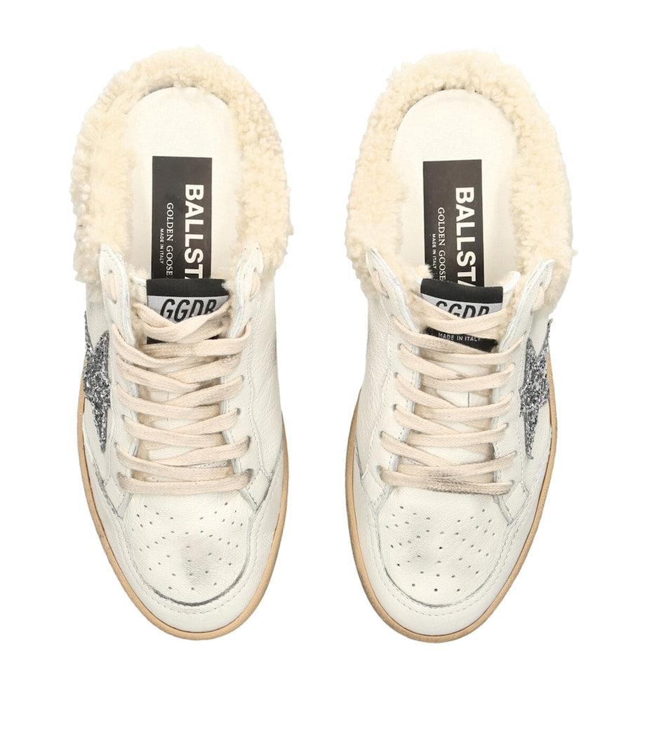 White Ball Star Sabot Sneakers