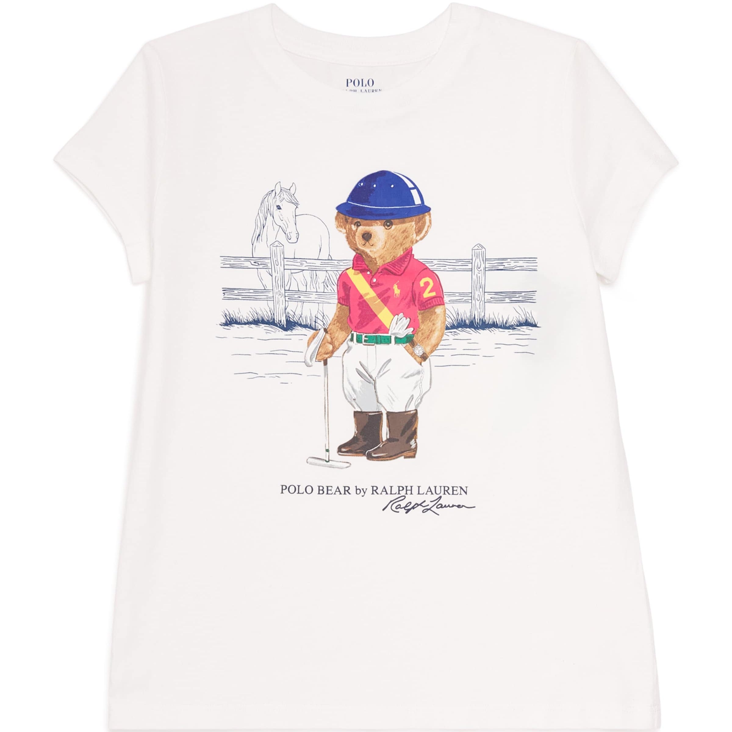 Ralph Lauren Kids Cotton Polo Bear T-Shirt (7-14 Years)