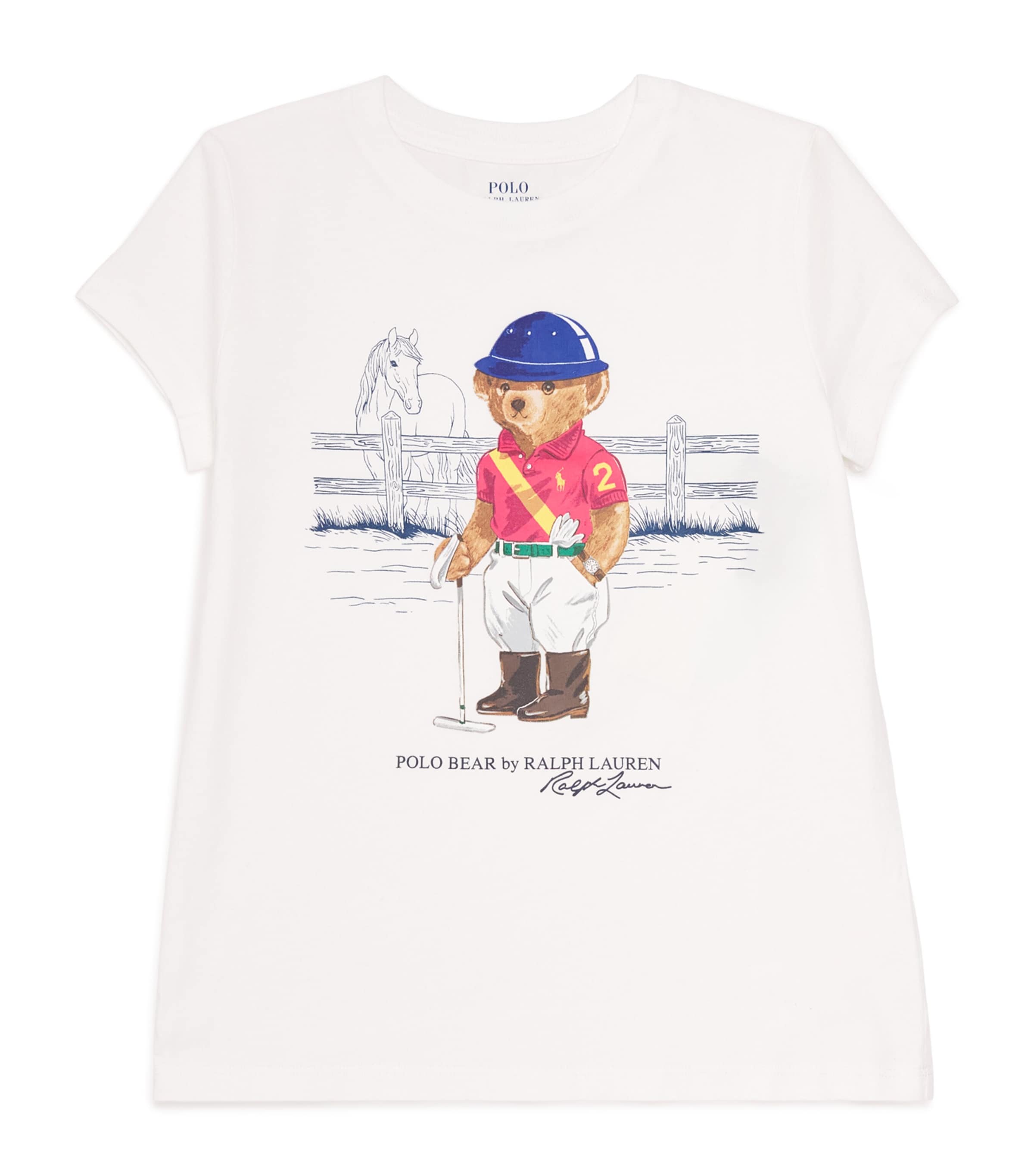 Ralph Lauren Kids Cotton Polo Bear T-Shirt (7-14 Years)