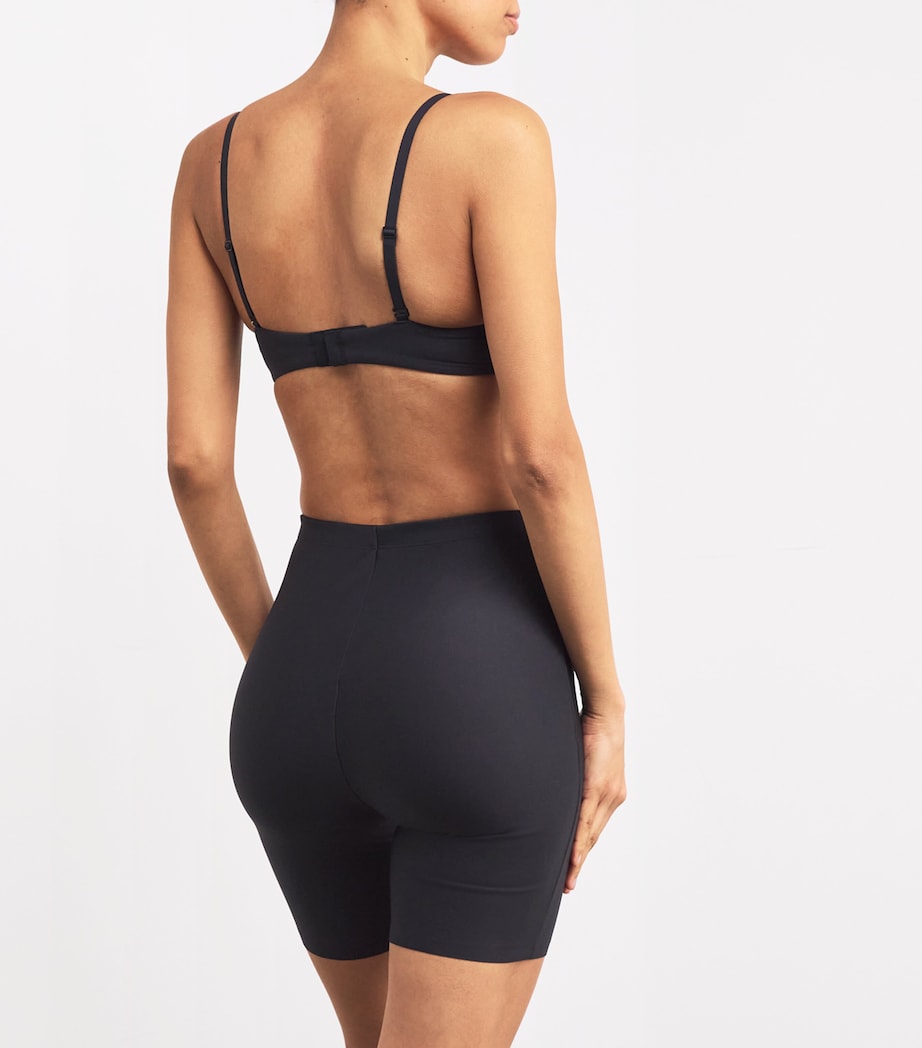 Black Butt Enhancing Padded Shorts