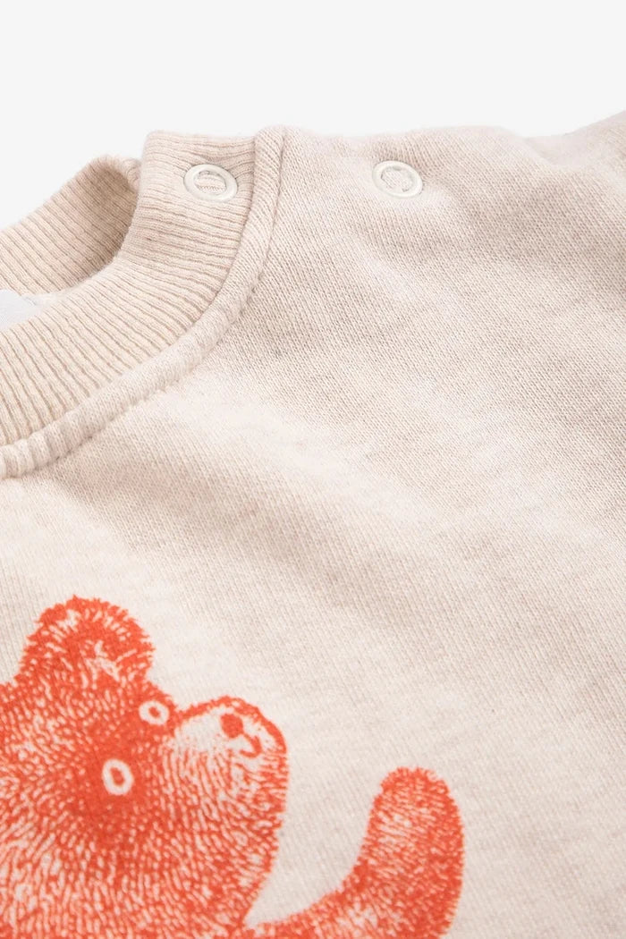Bobo Choses çocuklar için pamuklu oversize sweatshirt Softpaw Monster