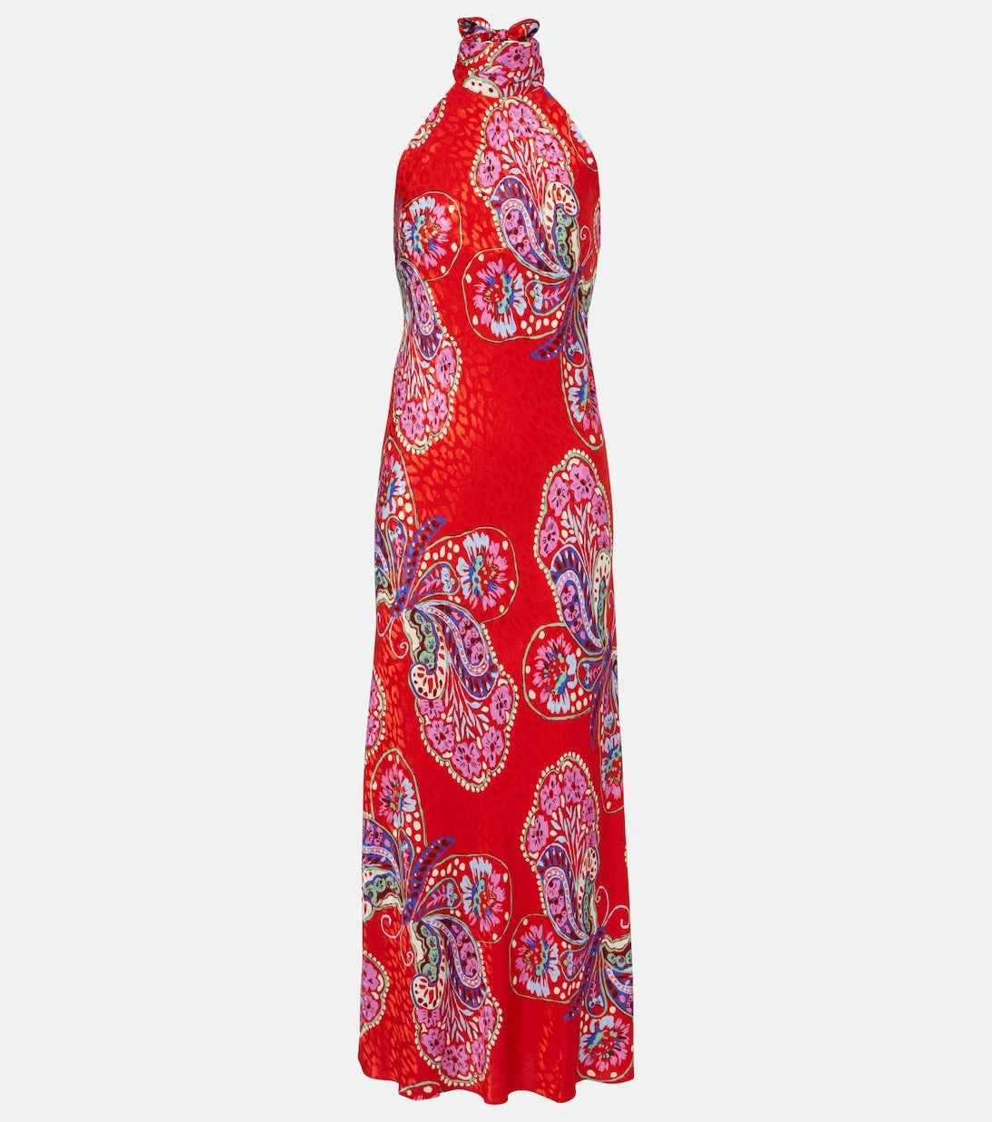 Rixo - Maura printed halterneck maxi dress