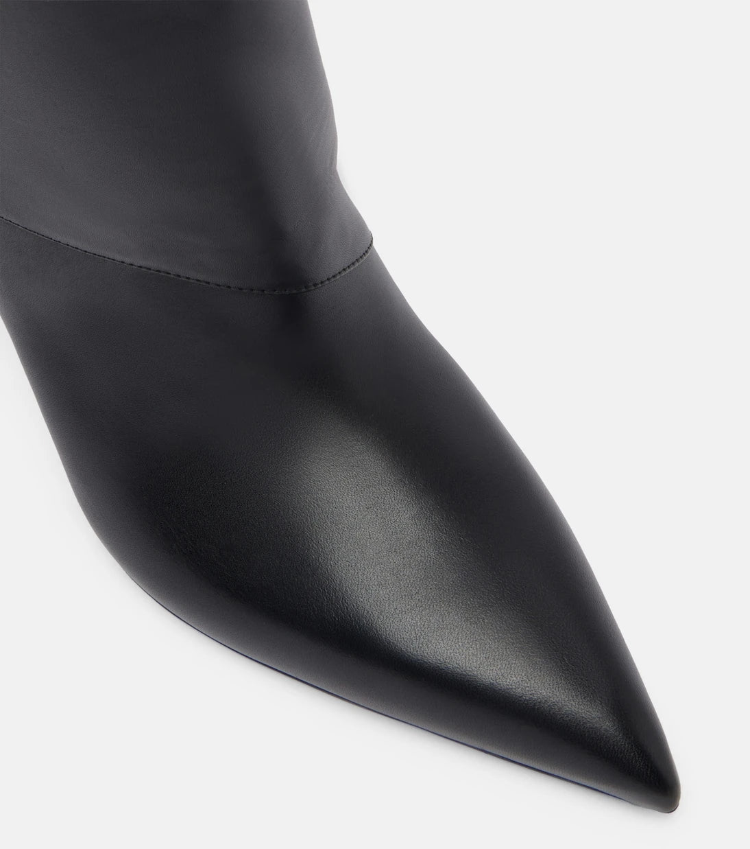 Balmain - Twist 95 leather knee-high boots