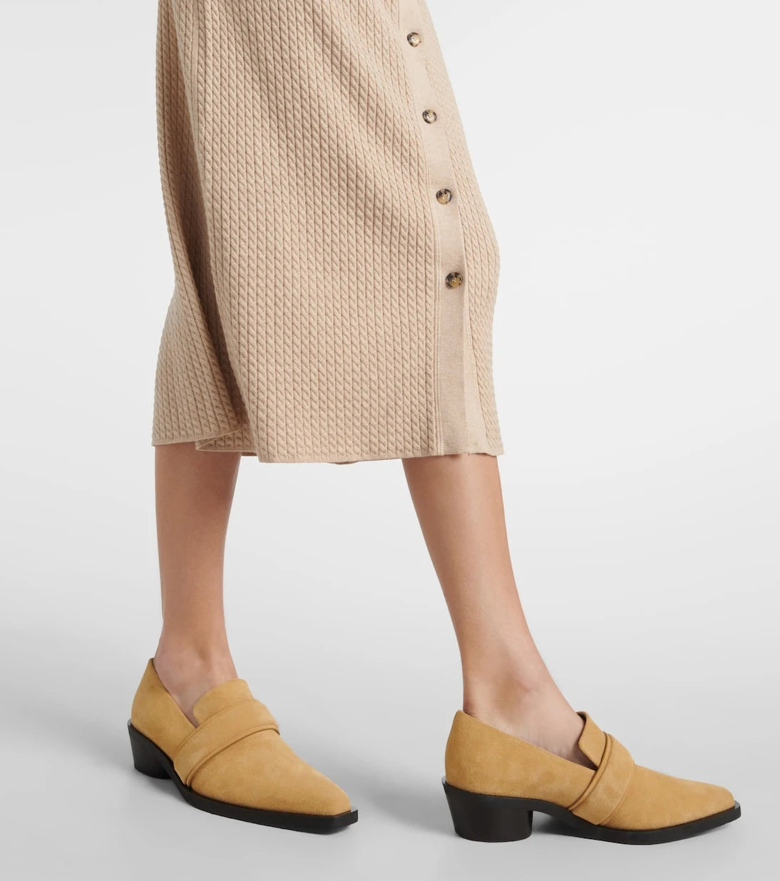 Proenza Schouler - White Label Phillips cotton-blend midi dress
