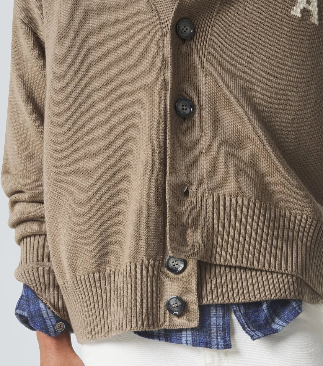 Ami Paris - Ami de Cœur wool and cotton cardigan