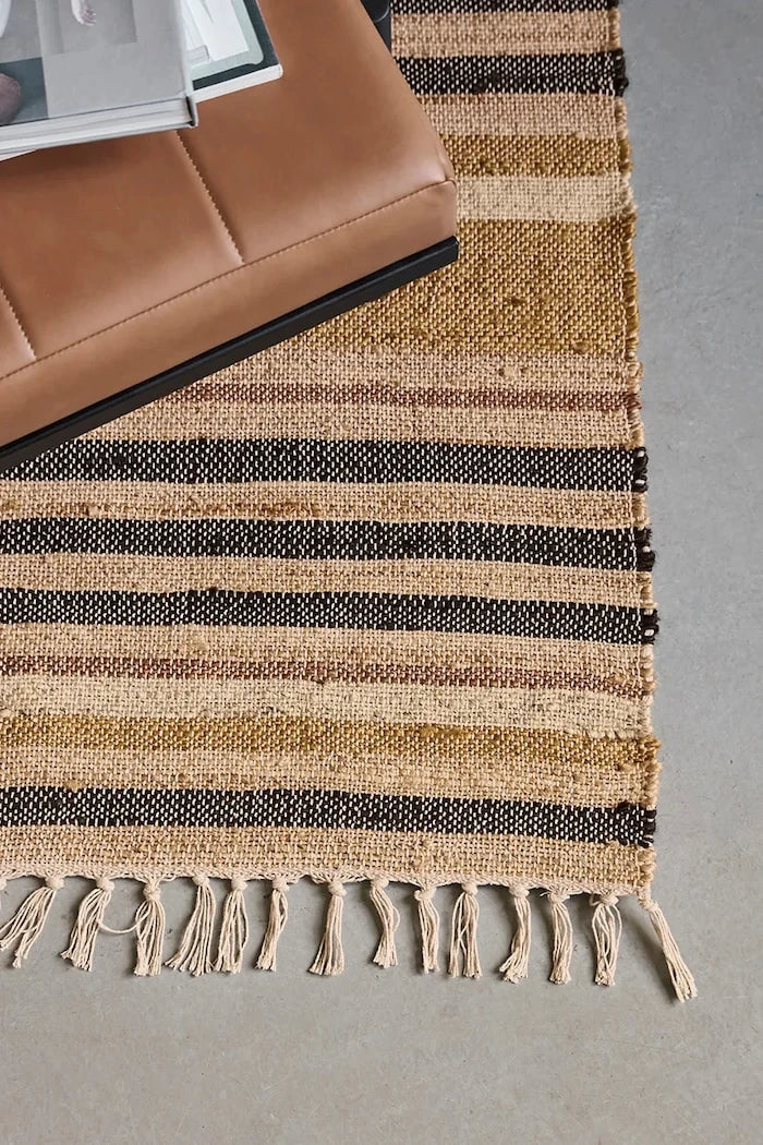 House Doctor büyük pamuklu kilim 90 x 60 cm