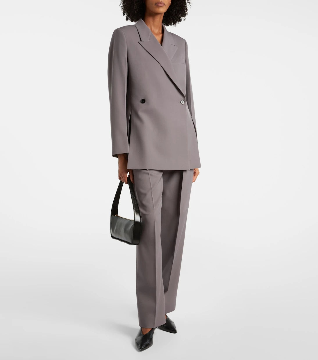 Jil Sander - Double-breasted wool gabardine blazer