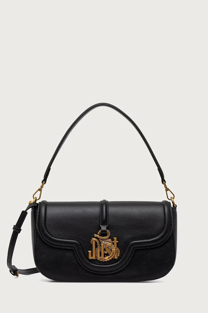 Just Cavalli suni deri kadın crossbody çanta