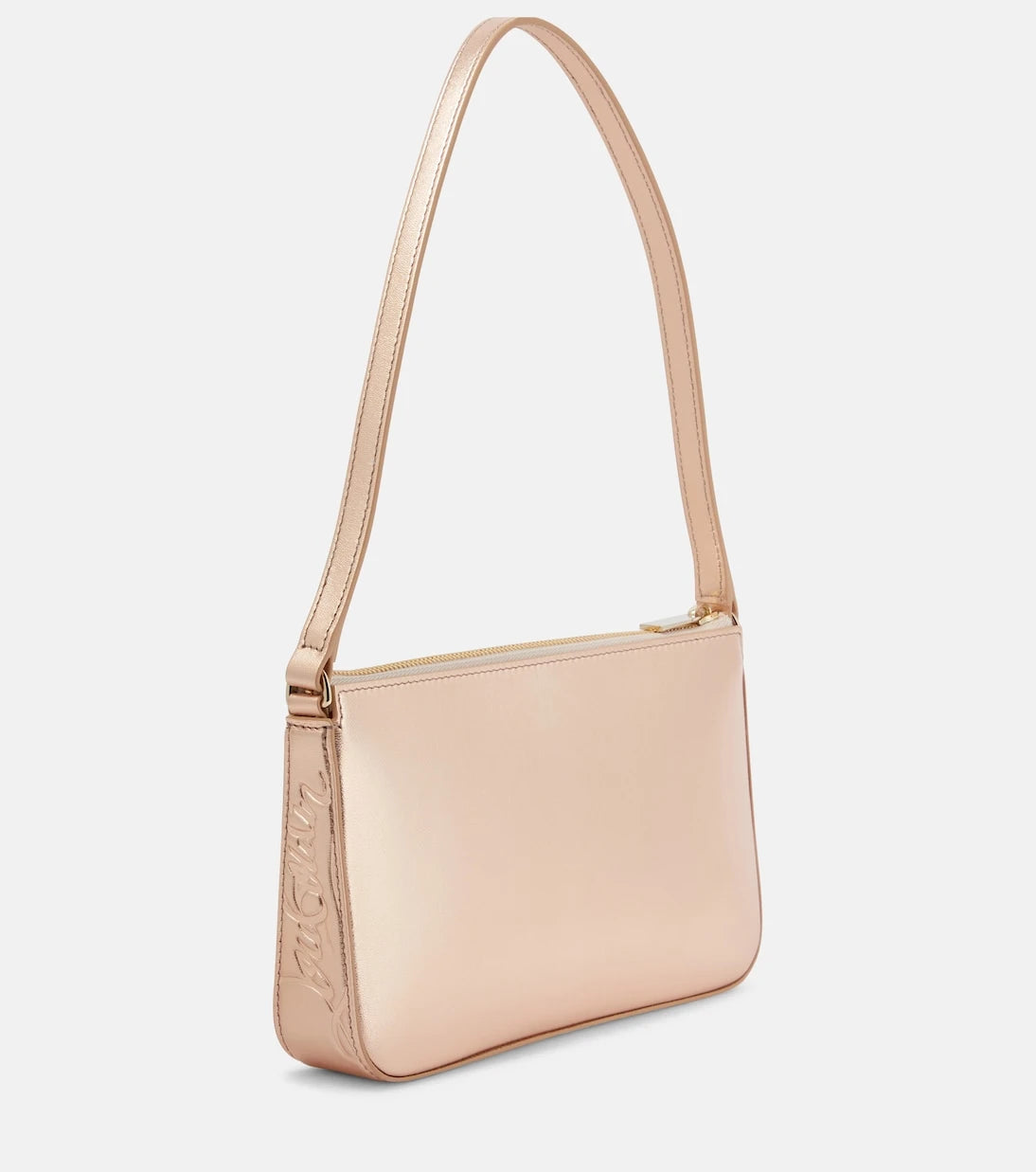 Christian Louboutin - Loubila metallic leather shoulder bag
