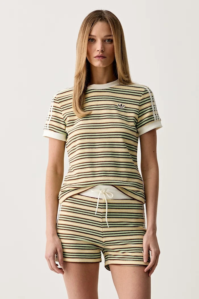 adidas Originals viskoza detaylı kadın T-shirt