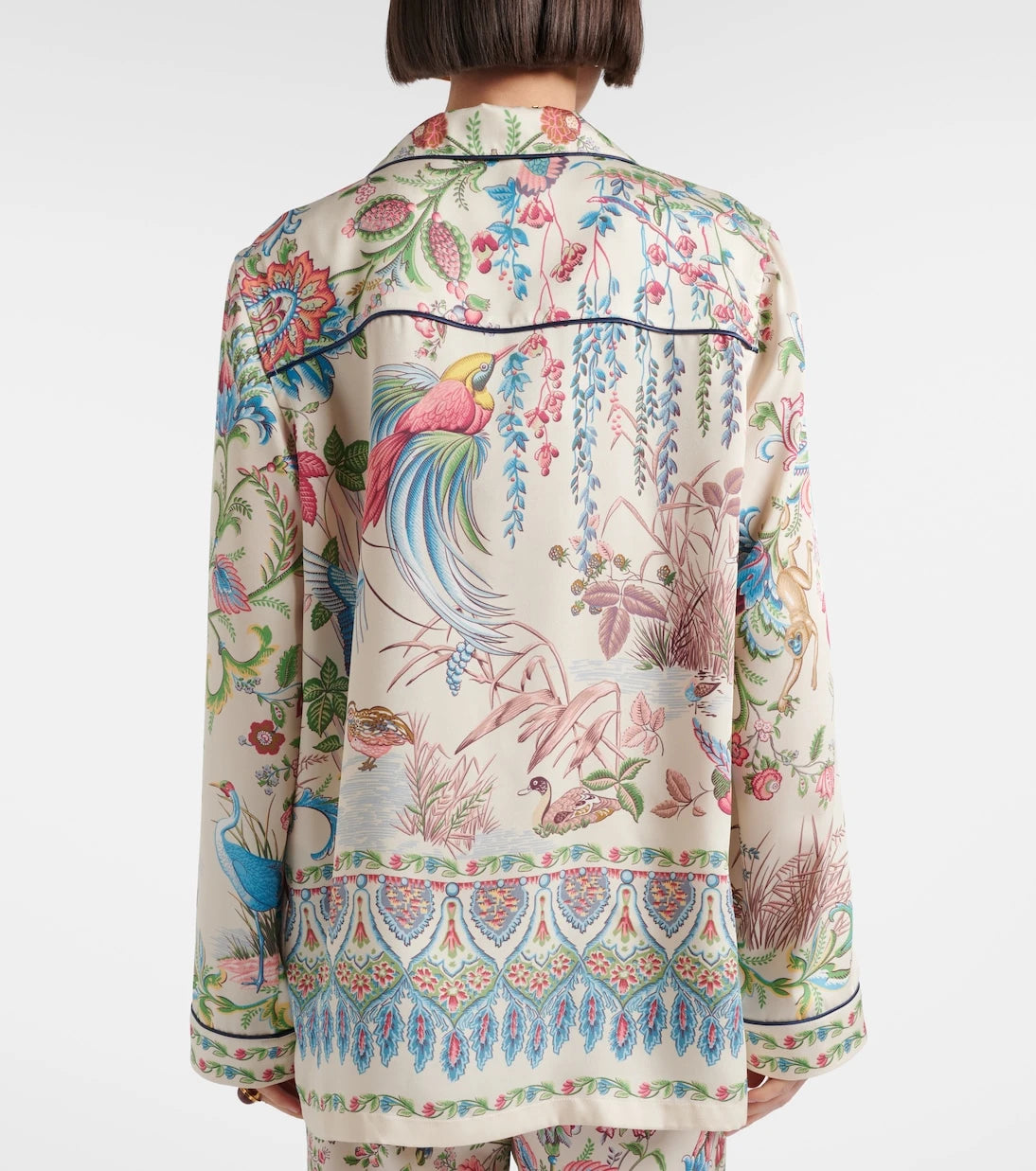 Etro - Printed bowling shirt