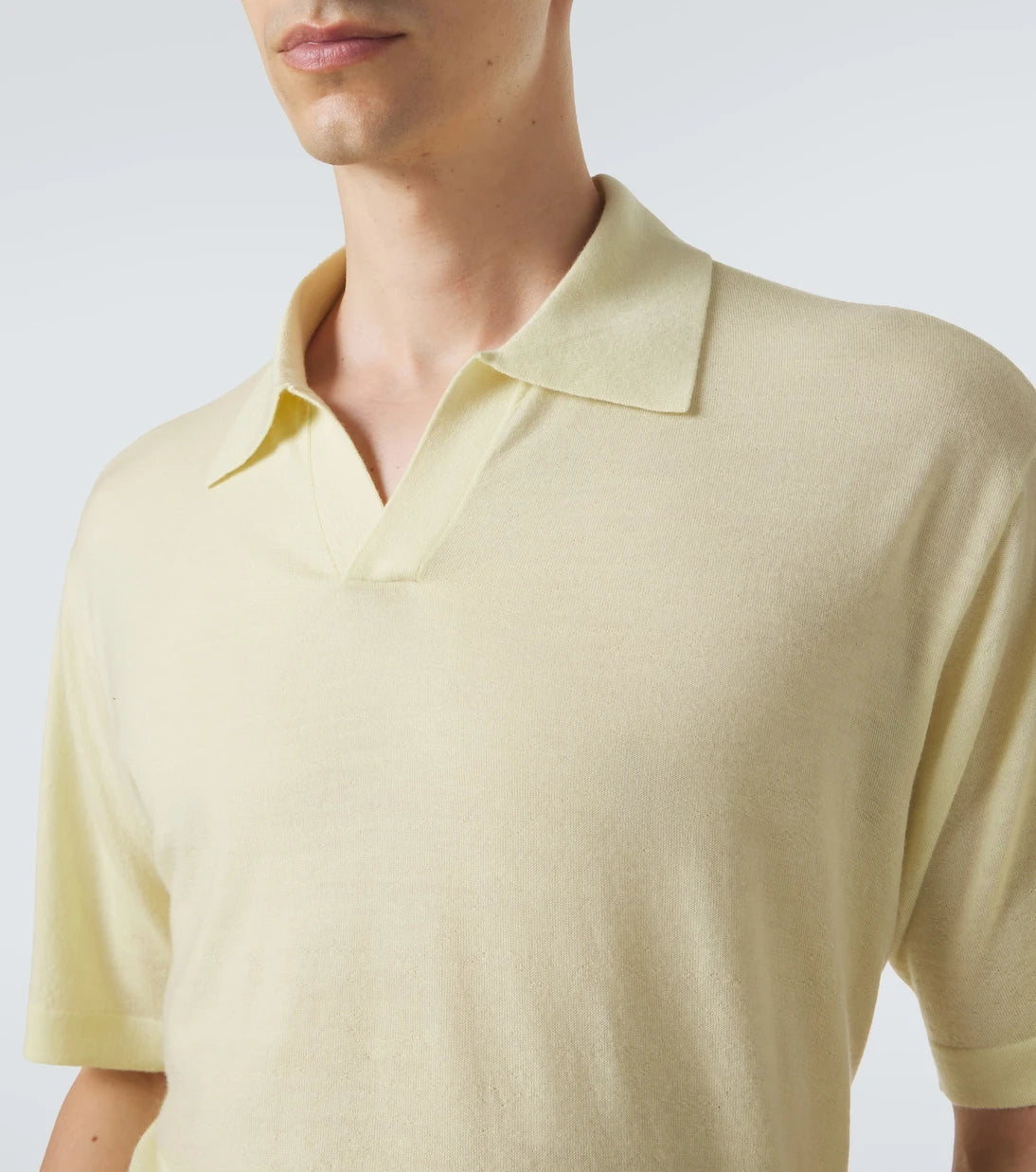 Frame - Wool and cashmere polo shirt